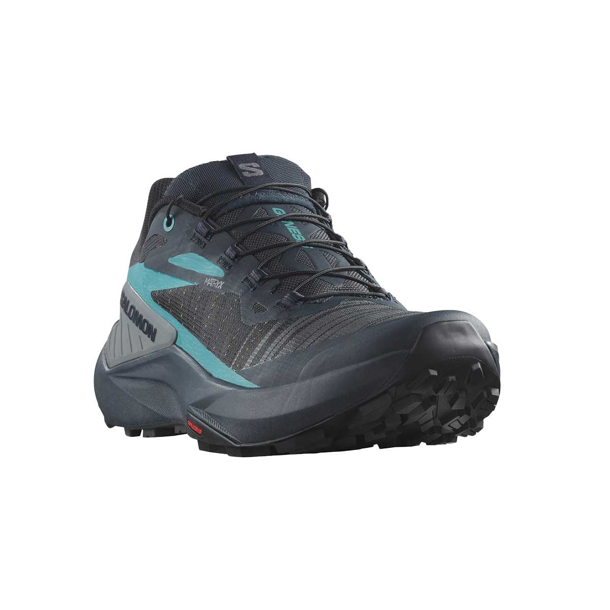 Salomon Genesis Trail Running Shoe Men's in Carbon Tahitian Tide